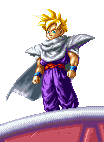 Gohan with Piccolo's clothing