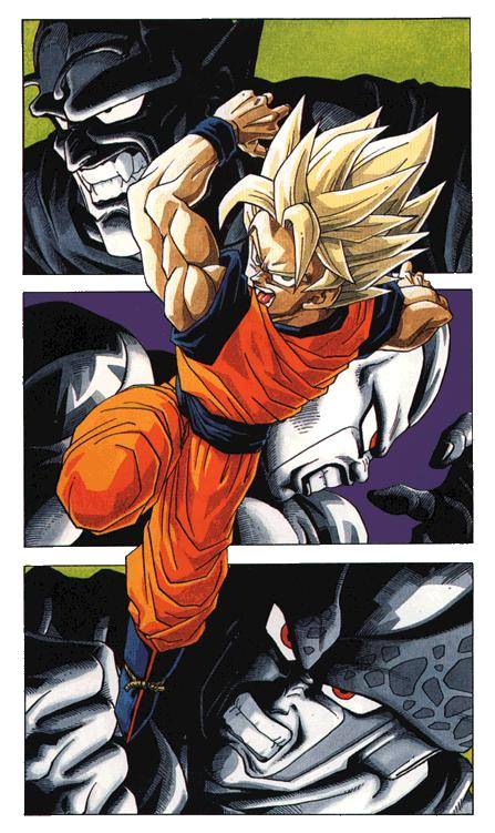 Goku versus Daemon Picollo, Freeza and Perfect Cell!!